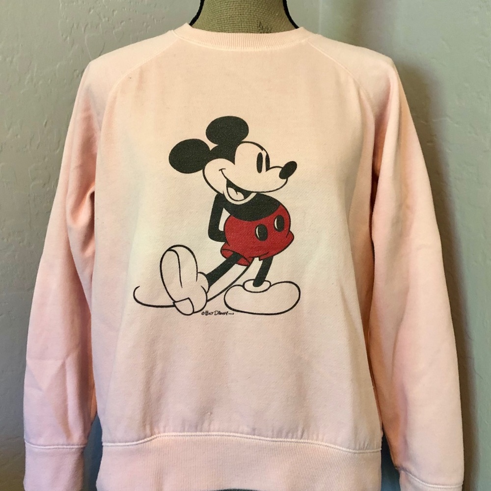 Mickey Mouse Pink Sweatshirt